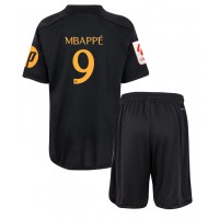 Camisa de time de futebol Real Madrid Kylian Mbappe #9 Replicas 3º Equipamento Infantil 2023-24 Manga Curta (+ Calças curtas)